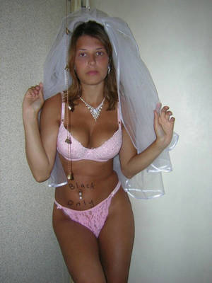 bride pussy cum anal - White Bride Wants Only Black Cock in Her Pussy Hot Photo