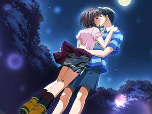 cute japanese cartoon sex - Anime couples