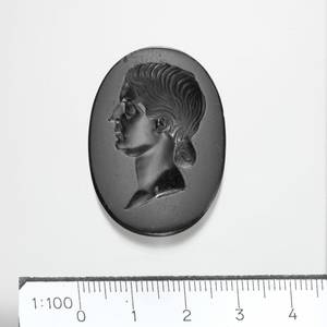 Ancient Roman Art Porn - Ancient roman art porn - Black jasper intaglio portrait of a roman lady  early imperial julio