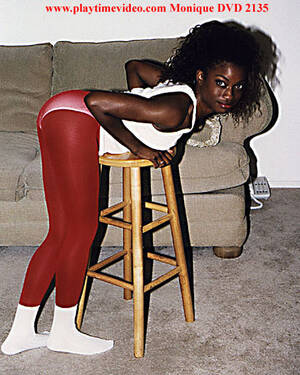 ebony monique porn star dvds - Monique Pornstar's Red Ribbed Tights WORN in her Playtime DVD 2135! A Very  Vintage Item Sealed for Years! | Playtime Video Collectibles!