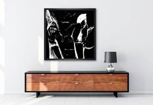 black white anal threesome - Porn Threesome Urban Pop Art Erotik Anal Black White - Etsy Denmark