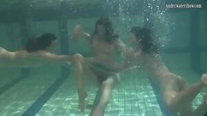 extreme lesbian sex underwater - Ivetta and Katka and Barbara hot underwater lesbians - XVIDEOS.COM