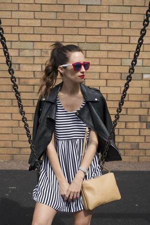 Fringe Dress Porn - Eddie stripe dress find it on www.goldielondon.com Â· Stripe DressPornStripes Fringe ...