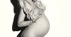christina aguilera pregnant naked - Christina Aguilera Nude Pregnant V Magazine Shoot