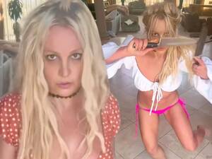 britney spears upskirt porn gif - Britney Spears Launches on Cops Who Did Welfare Check After Dancing with  Knives