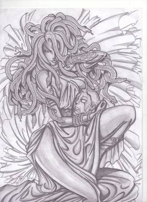 Beautiful Deadly Medusa Anime Porn - Medusa 13 by ~sidewinder72 on deviantART | Medusa | Pinterest | Medusa,  deviantART and Tattoo