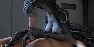 3d Snake Porn - 3D Animated Snake Blowjob - Tnaflix.com