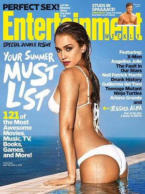 Jessica Alba Sex Tape - This week's cover: Jessica Alba takes a dip in our Summer Must List issue