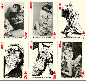 Black And White Vintage Porn Playing Cards - Playing Cards Deck 524
