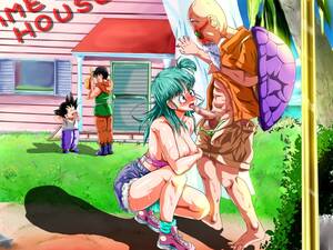bulma blow job - Bulma is using every opportunity to give her master a quickie or a blowjob  â€“ Dragonball Hentai