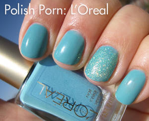 nail polish - PP042113 Nail Polish Porn: LOreal Not a Cloud in Sight ...