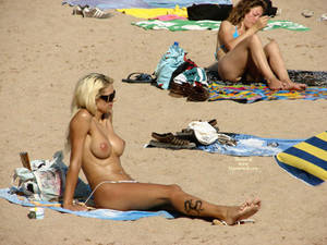 cannes beach topless - Beach Voyeur - Big Tits, Nude In Public, Topless Beach, Topless, Beach