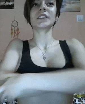 big breast expansion tumview - Topless amateur nice lady with big natural boobies gif