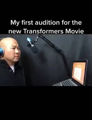 Naked Transformers Porn - My first audition for the new Transformers Movie me - iFunny