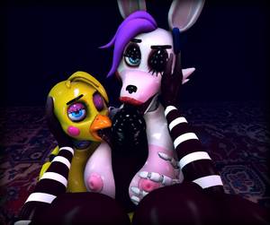 F Naf Porn 3d Dickgirls - e621 2017 3d_(artwork) animatronic anthro areola avian beak big_breasts  big_penis bird black_penis blue_eyes