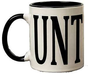 Coffee Cup In Pussy Porn - Amazon.com: Adult Humour Rude Gift Cup Ceramic UNT CUNT With Black Handle  Ceramic Coffee Tea Mug Cup: Kitchen & Dining