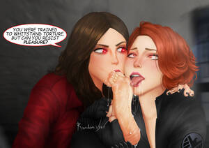 Black Widow Scarlet Witch Porn - Scarlet Witch / Black Widow feet worship 2Kspecial by RandomUserAgain2016  on DeviantArt