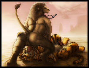 Gay Furry Lion Sex Porn - Rule 34 - anthro balls balverine erection feline fellatio fur furry gay lion  male no humans oral oral sex penis sex stripes tiger | 1192498