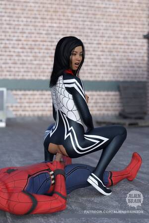 Alien Spider Costume - Spider Pheromones- AlienBrain - Porn Cartoon Comics