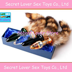 assplug lovers - Glass Butt Plug Fox Tail Anal Sex Toys, G -spot Stimulation Prostate  Massager Porn