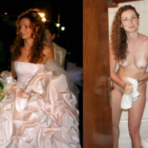 Dressed Undressed Bride Porn - Dressed/undressed photo gallery â€“ sexy brides before and after the wedding  | ENF, CMNF, Embarrassment and Forced Nudity Blog