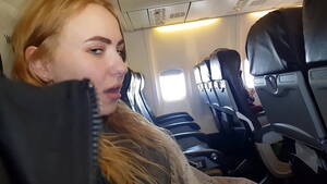 Airplane Sex Creampie - Real public whore blue eyes in airplane - XNXX.COM
