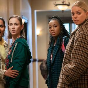 18 school girls fuck - The Sex Lives of College Girls review â€“ this comedy's spectacular chemistry  makes it the modern-day Friends | Television & radio | The Guardian