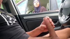 muslim girl handjob - Muslim slut helps Stranger to empty his balls in Public