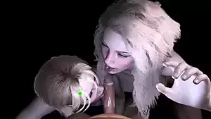 blowjob short clip - Two Hot Blondes Double Blowjob - 3D Porn Short Clip | xHamster