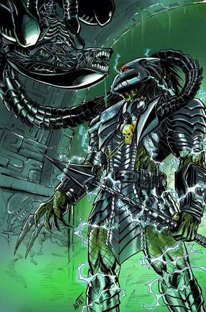 Batman Alien Vs Predator Porn - Alien vs Predator artwork by Alfredo Lopez