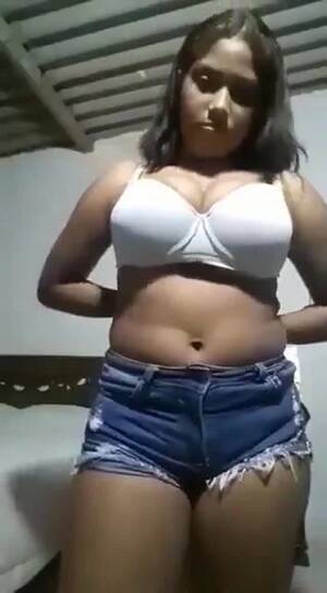 busty latina undressing - Sexy latina teen shows her young thick body - ThisVid.com