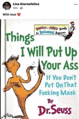 Dr. Seuss Porn - Dr. Seuss Things I Will Put Up Your Ass -