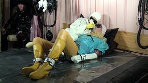 baby in latex bondage - Rubberdomina | Adult Rubber Baby