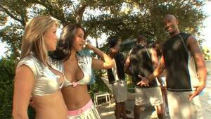 fun cheerleader interracial orgies - Interracial Cheerleader Orgy (2009) | Black Ice | Adult DVD Empire