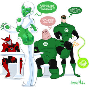 Green Lantern Porn - Rule 34 - aya (green lantern) blue eyes dc female green lantern green  lantern: the animated series green lantern corps green skin hal jordan  kilowog razer (green lantern) red lantern robot robot