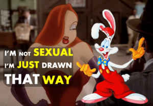 Jessica Rabbit Goofy Cartoon Porn - Jessica Rabbit Comes Out As Asexual | by Stephenie Magister âœ¨ | Queer  History with Step-Hen-ie | Medium