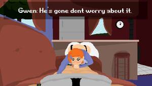 Ben 10 Creampie - Gwen and Ben have a quickie while Gramps is gone