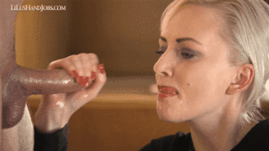 animated handjob with multiple cumshots - Lilu - Double CumShot HandJob 37 - Monster Ruined Facial | Hot Femdom