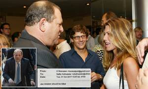 Jennifer Aniston Blowjob Sex - Harvey Weinstein said Jennifer Aniston 'should be killed' | Daily Mail  Online