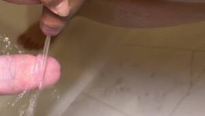Dick Pissing Porn - My trans sissy cock pissing all over huge dick in shower - long slomo video  - Free Porn Videos - YouPorn