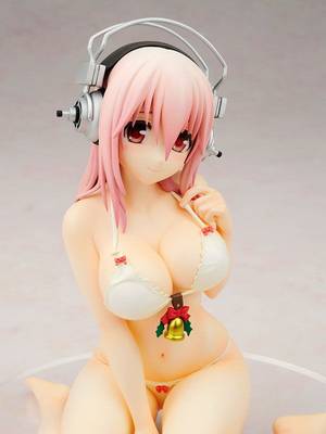 cute japanese cartoon sex - Anime & Figure News - Super Sonico â€“ Super Sonico Swimsuit Santa Ver. PVC  figure by Alter