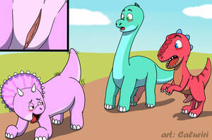Dinosaur Animation Porn - Rule 34 - 2021 anus blitz (dino ranch) blue eyes blush brontosaurus butt  wiggle caluriri ceratopsian close-up clover (dino ranch) dino ranch dinosaur  diplodocid disney dromaeosaurid fangs female feral first porn of
