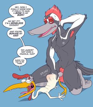 Chicken Fuck Cartoon - Rule 34 - anal anal sex anthro anti dev avian balls bird boneless chicken  cartoon network chicken chicken (cow and chicken) cow and chicken crew  (anti dev) duo galliform gallus (genus) genitals