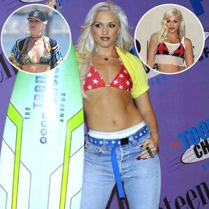 gwen stefani nude beach topless - Gwen Stefani Bikini Pictures: Swimsuit Photos Over the Years | Life & Style