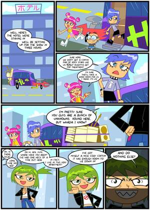 ami yumi hentai - Xierra099 -Towel Trouble (Puffy AmiYumi) â€¢ Free Porn Comics