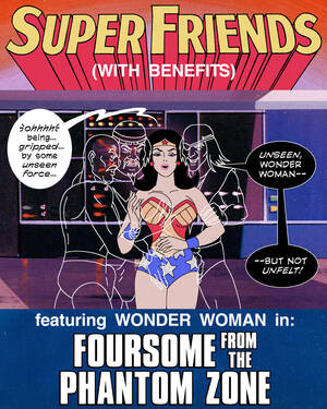 cartoon foursome - Foursome from the Phantom Zone - Porn Cartoon Comics