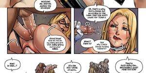 Emma Frost Lesbian Sex Comic - AVENGERS VS X-MEN : Carole Denvers meets Emma Frost, Gangbang and triple  penetration - Tnaflix.com