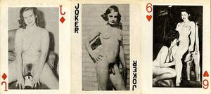 1940s big boobs - Vintage 1940s huge tits porn - Vintage erotic playing cards for sale from  vintage nude photos