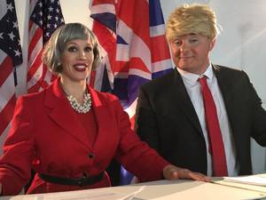 Brexit Britain Porn - Television X films British Brexit porn parody featuring 'Teaser May' and a  Donald Trump double