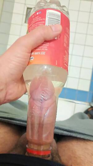 longest cum shot with bottle - XTreme Bottle fucking with cum in water watch online